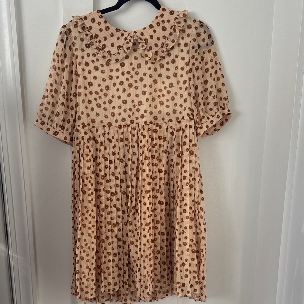 NWT Tuckernuck En Saison Collared Mini Dress Size M